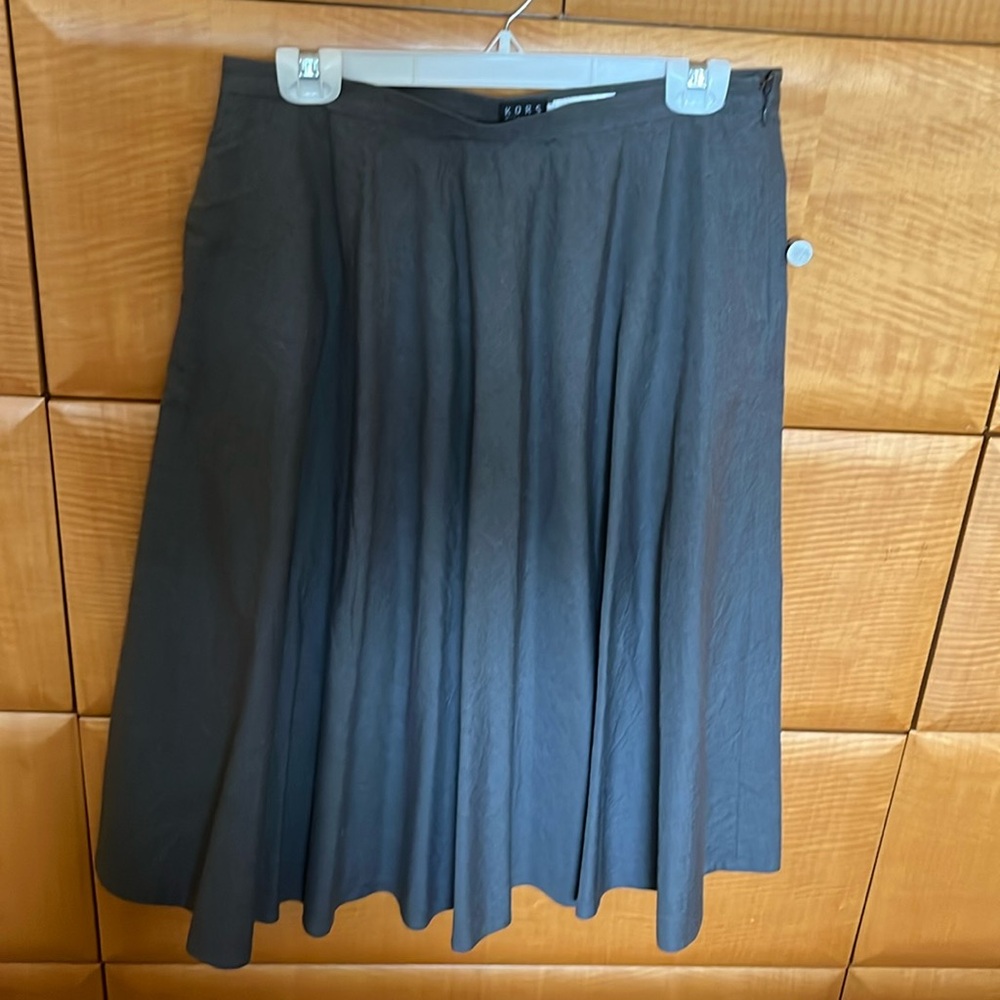 Kors Michael Kors Bergdorf Goodman Grey Skirt